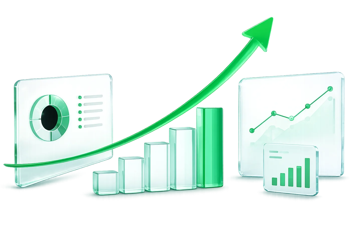 Gráfico de crescimento de trading IA Vigil Capitdivo